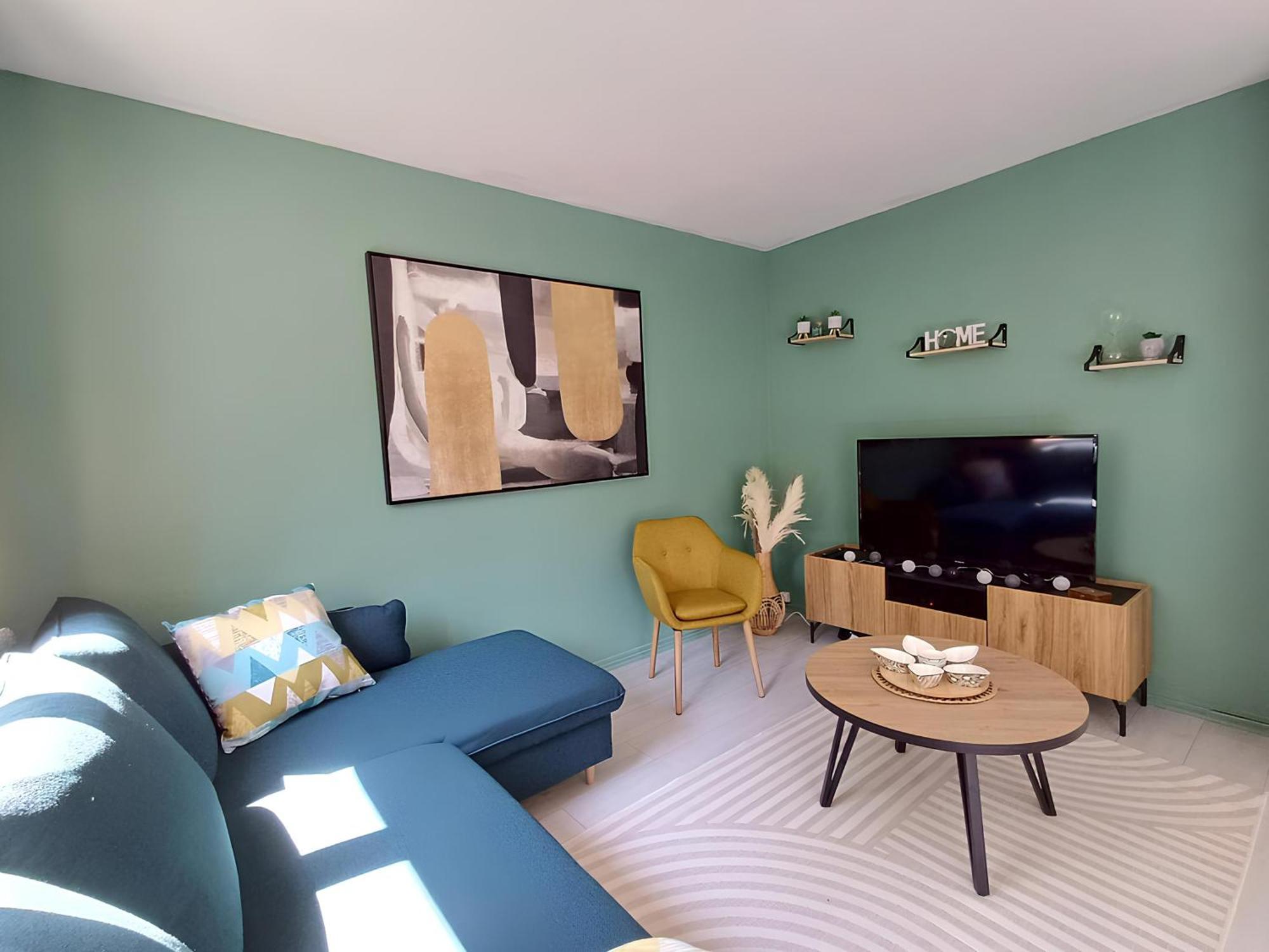 Apartment Proche Chu - 4 Couchages - Parking Gratuit - Local Velo